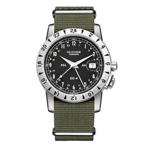 GLYCINE WATCH - AIRMAN DC-4 Ref. 3904-19H12-TB2