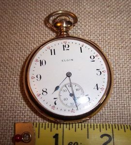 Rare Elgin 15 Jewels USA 6465937 Heavy 14K Gold 91g CWMFCO Watch collectible