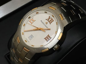 Maurice Lacroix Milestone Mens 40mm steel/18k gold Model 69862 watch