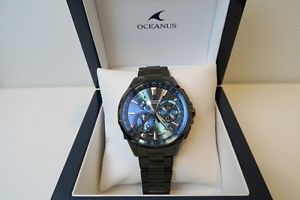 CASIO watch OCEANUS GPS hybrid Solar radio OCW-G1000B-1A4JF Men