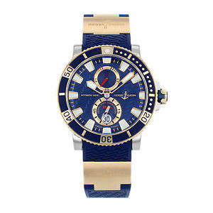Ulysse Nardin Maxi Marine Plongeur 265-90-3/93 Titane & 18K Rose Or Automatique