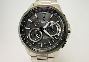 CASIO watch OCEANUS GPS hybrid Solar radio OCW-G1000DB-1AJF Men