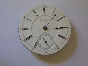 Waltham Riverside Maximus pocket watch movement