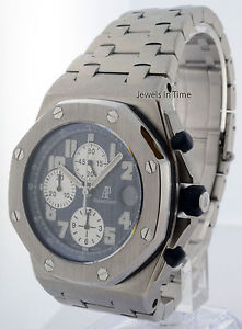 Audemars Piguet Royal Oak Offshore Steel Chronograph Watch Box/Papers 25721ST