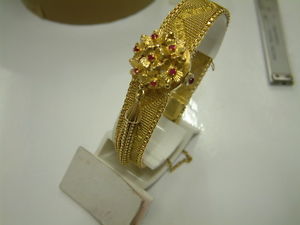 SCHMUCK DAMEN ARMBAND UHR 750 (18 kt ) GELB GOLD